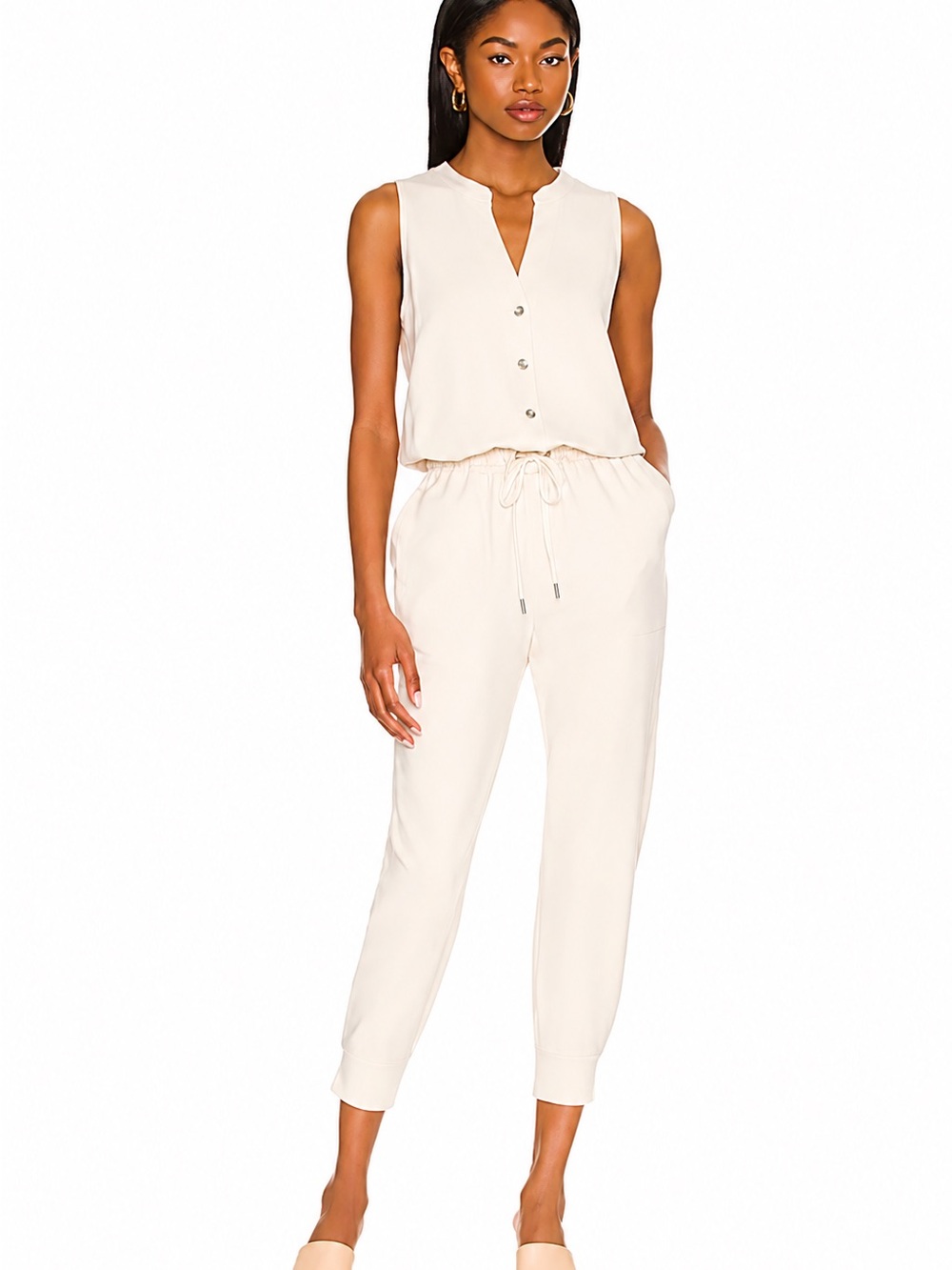 Splendid Georgie Jumpsuit Light Pink Size XS